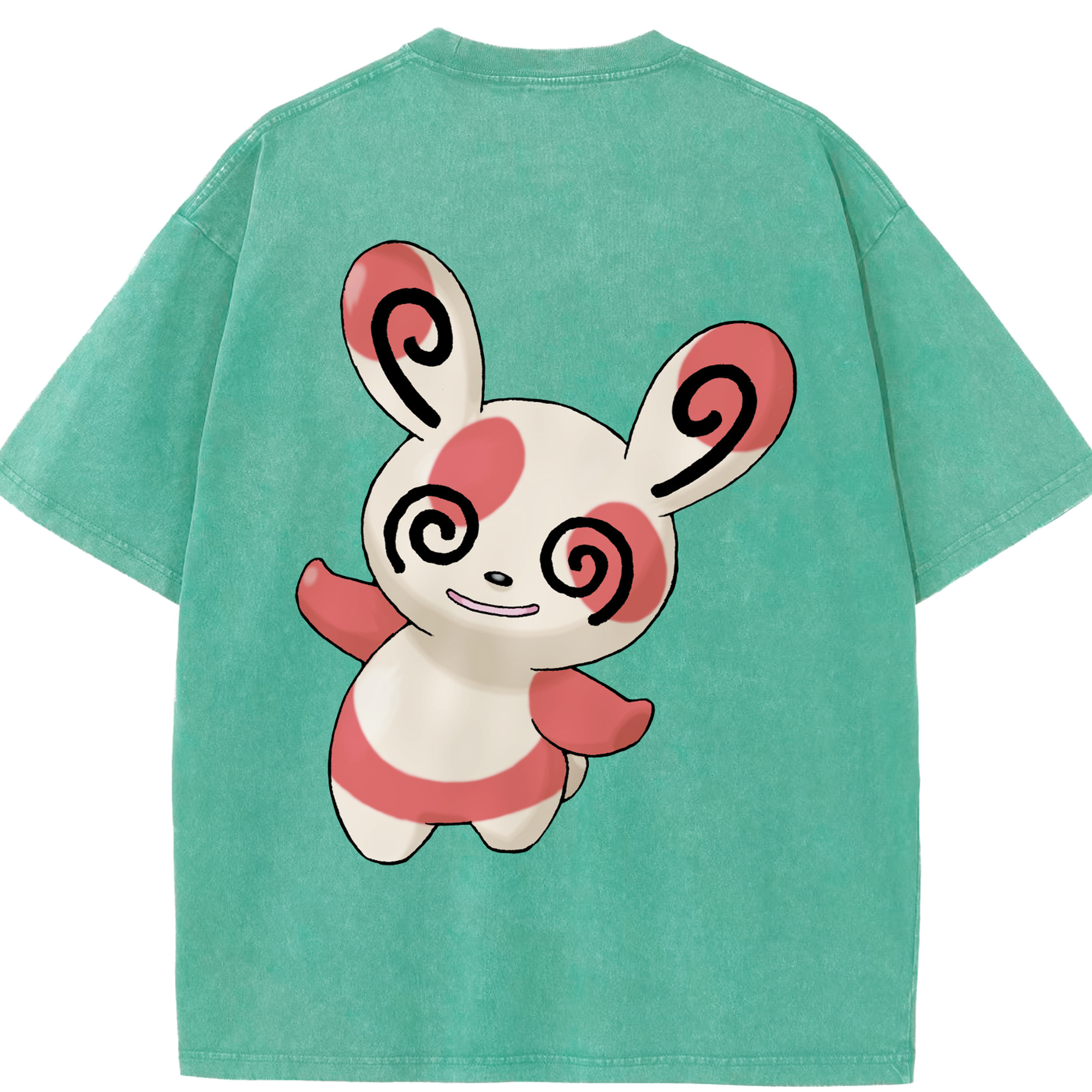 （画像用） ポケットモンスター Pokémon 綿100% ヴィンテージ風 半袖Tシャツ（背面プリント）